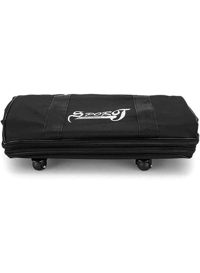 Running Buddy Expandable Extra XXLarge 36" Travel Oxford Duffel bag, Duffle bag,Waterproof, Lightweight Wheelbag Traveling Foldable Suitcase 30kg/120L withbelt, Central Hardside,Expandable Luggage,5 Spinner wheels - Image 2