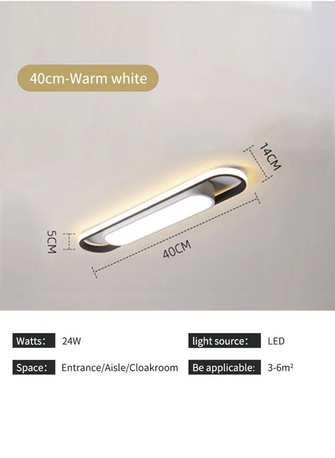 Haikomin Rectangular LED Ceiling Light Porch Corridor Lamps Kitchen Staircase Balcony Lighting Decorative Fixture Strip Balcony Light  - Image 2