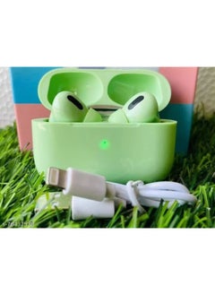 InPods Pro Wireless Bluetooth Earphone In Ear Earbuds Smart Touch Stereo Headphones Macaron TWS Bluetooth 5.0 Sports Gaming Headset For IOS Android Phone Huawei Xiaomi Samsung OPPO Vivo- GREEN