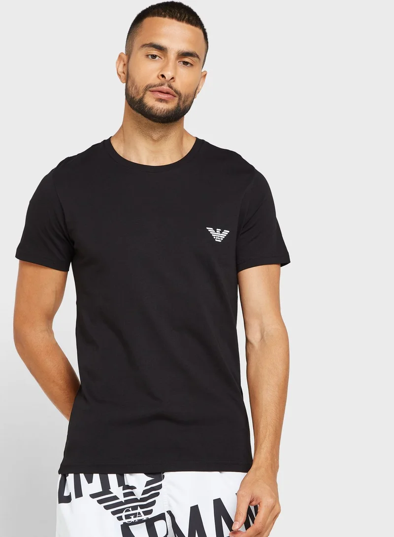 EMPORIO ARMANI Logo Crew Neck T-Shirt