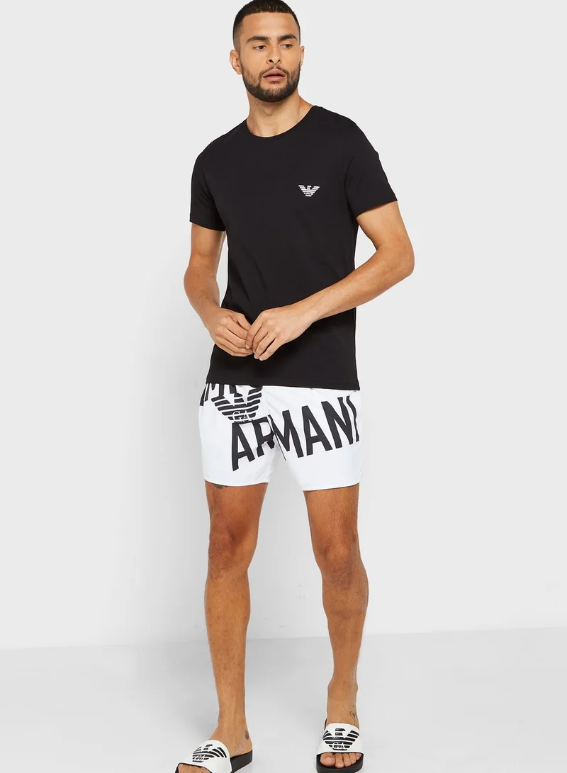 EMPORIO ARMANI Logo Crew Neck T-Shirt
