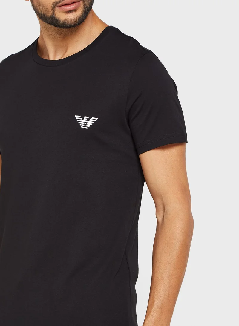 EMPORIO ARMANI Logo Crew Neck T-Shirt
