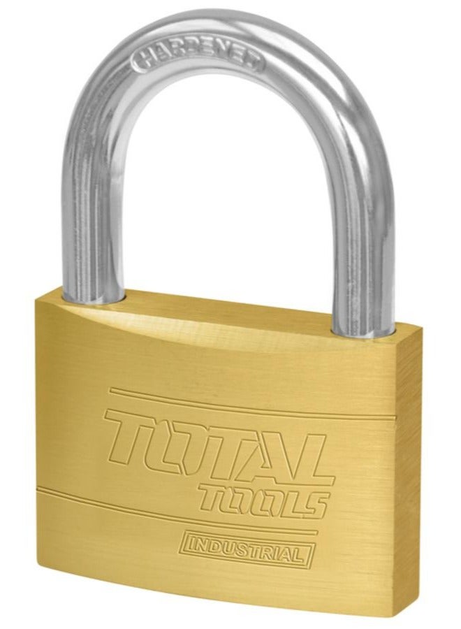 TOTAL Heavy Duty Brass Padlock 70 MM  - Image 3