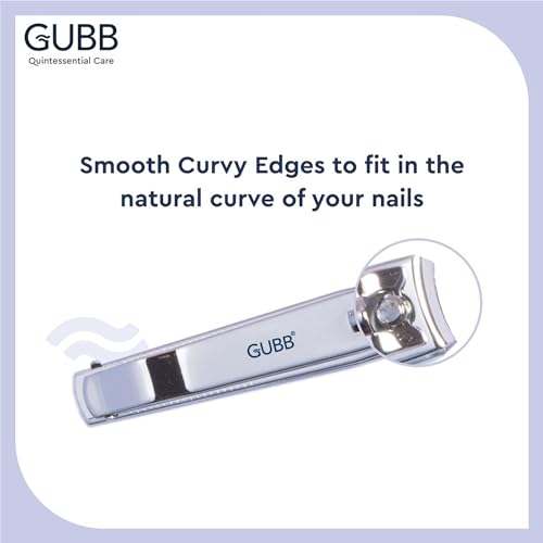 GUBB Toe Nail Clipper For Men & Women | Stainless Steel Nail Cutter Pack of 2 - Image 4