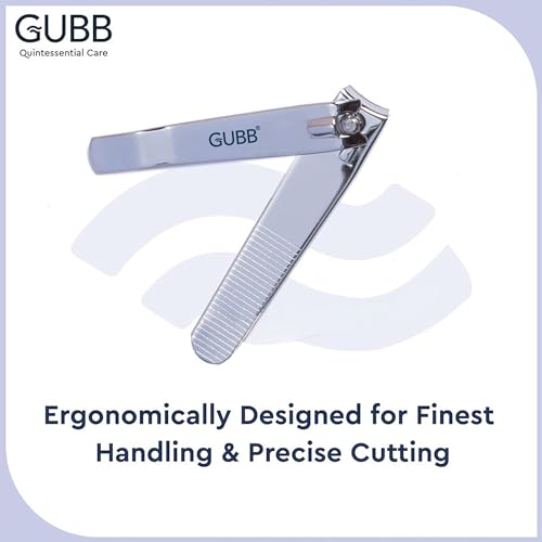 GUBB Toe Nail Clipper For Men & Women | Stainless Steel Nail Cutter Pack of 2 - Image 2