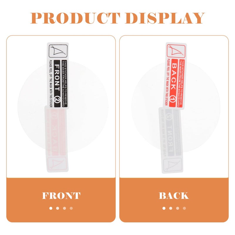 Anti Fingerprint Screen Protector For Smartwatch 20 Pack Scratch Resistant Film - Image 5