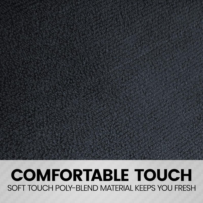 BDK UltraFit Car Seat Towel Cover, 2 Pack with Gray Trim – Waterproof Sweat Protector for Active Lifestyles - Image 5