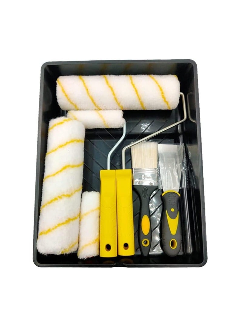 KNP KNP 9-Piece Paint Roller Set is a complete painting kit designed for professional and DIY projects.  - Image 1