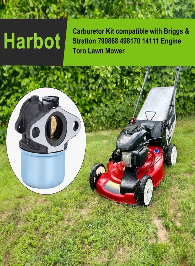 Harbot شمعة إشعال هاربوت متوافقة مع المكربن رقم 799868 لمحركات بريغز آند ستراتون 14111، 498170، 497314، 497586، 498254، 498255، 498966، ومحركات كرافتسمان 625 و6150 المزودة بقاعدة فلتر/مُشغِّل رقم 496116 و795259 - Image 2