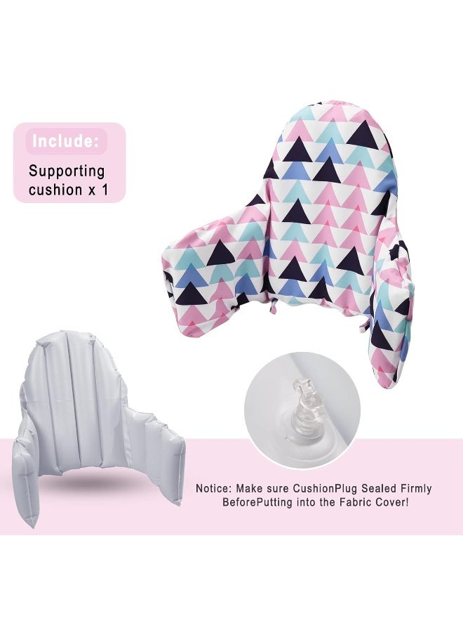 Lomgwumy High Chair Cushion, New Type High Chair Cover Pad/pad for High Chair,highchair Cushion for Ikea Antilop Highchair,built-in Inflatable Cushion,baby Sitting More Comfortable  - Image 4