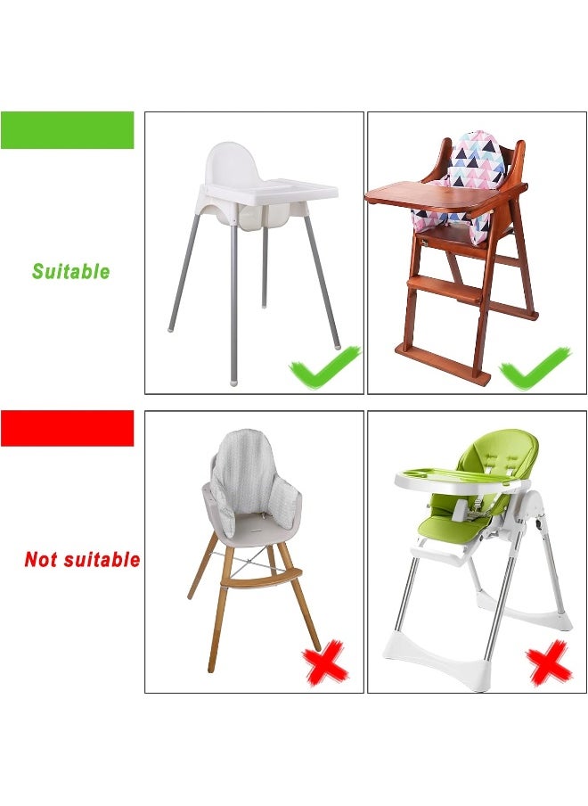 Lomgwumy High Chair Cushion, New Type High Chair Cover Pad/pad for High Chair,highchair Cushion for Ikea Antilop Highchair,built-in Inflatable Cushion,baby Sitting More Comfortable  - Image 5