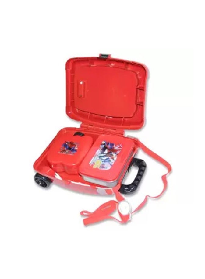 FIS Spiderman 4 School Box, Red Color -