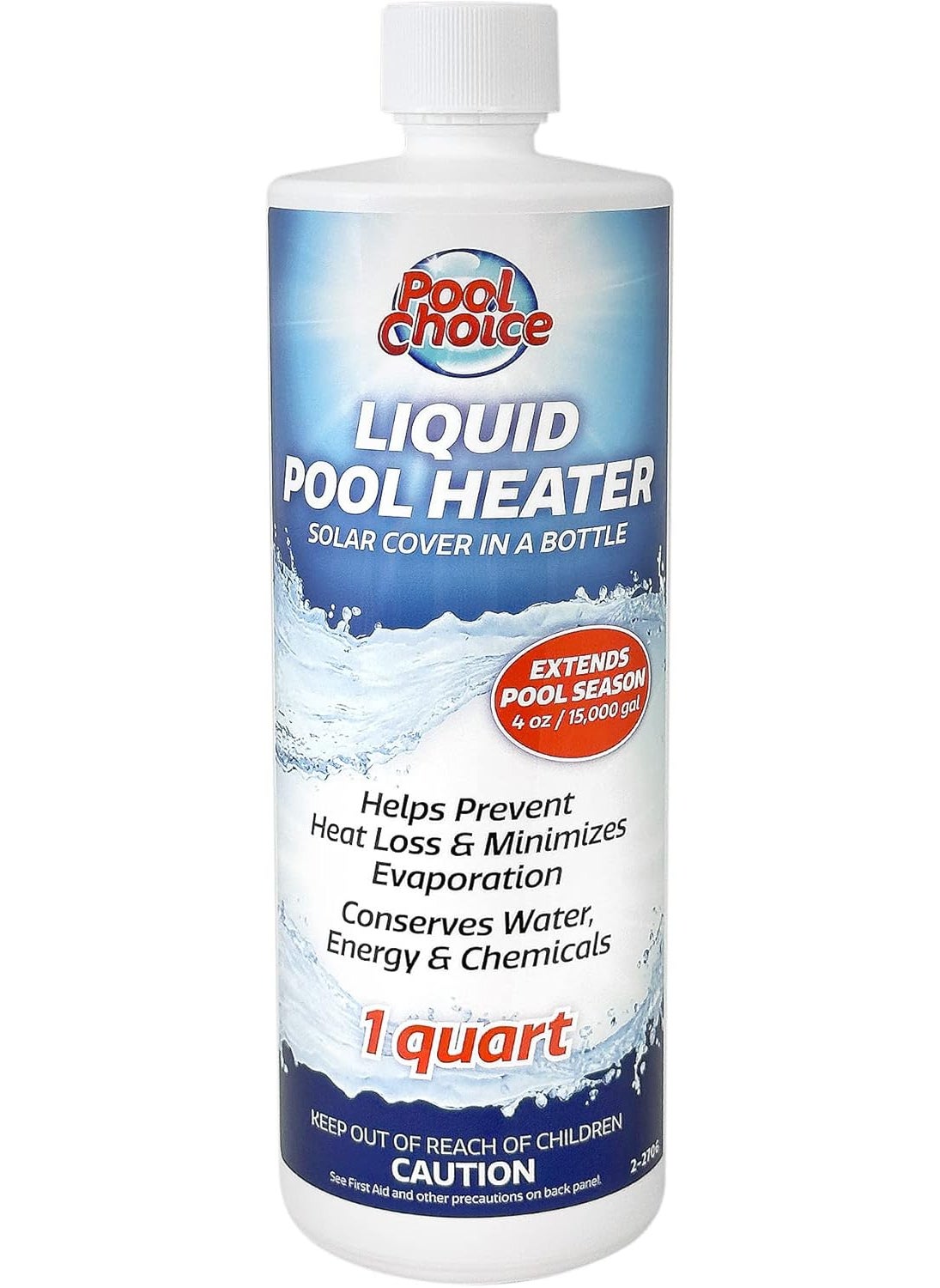 SpaChoice SpaChoice 1Quart 2Pack Premium Liquid Pool Heater Solar Cover In a Bottle Liquid Solar Blanket for Pool Made in USA  - Image 2