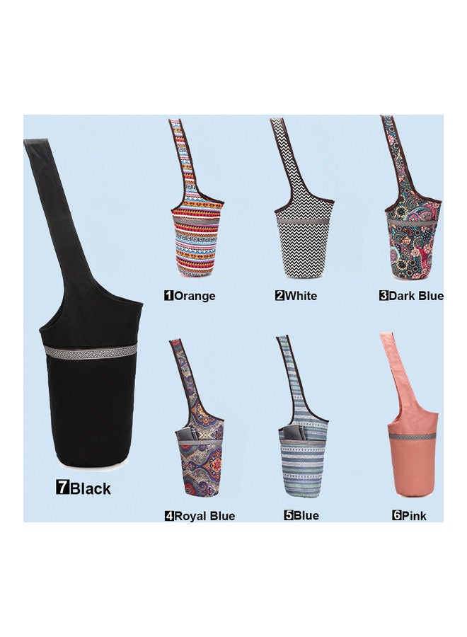 Generic Yoga Mat Bag Canvas Shoulder Bags Vintage Printed Zipper Pocket 25.00*3.00*24.00cm  - Image 2