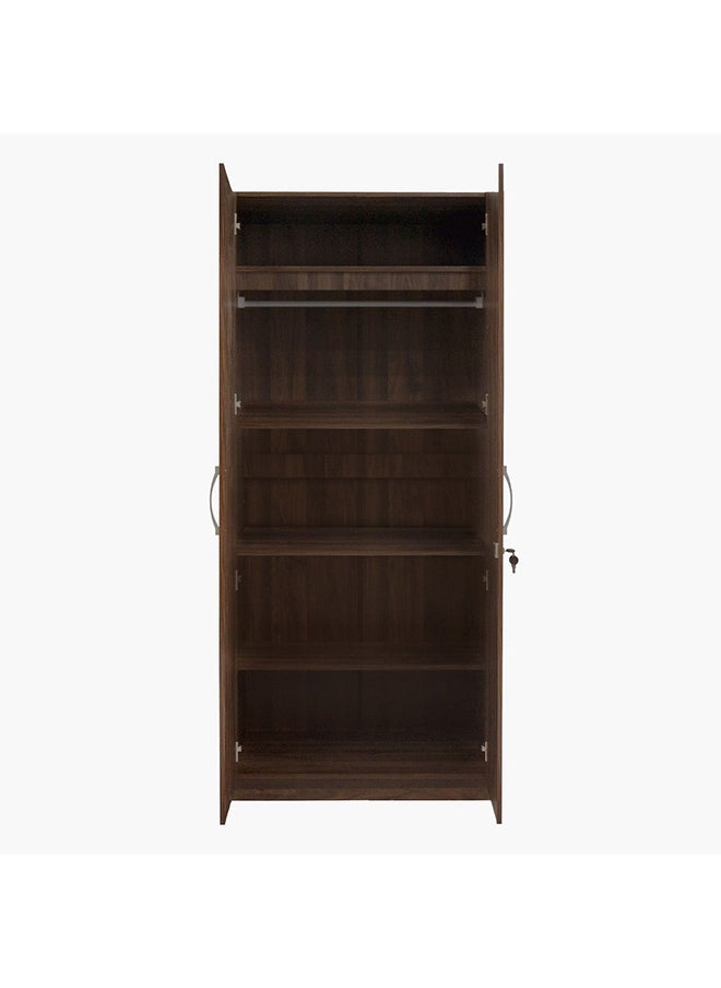 Home Box Kulltorp Plus 2-Door Wardrobe With Mirror 52 x 182 x 80 cm  - Image 4