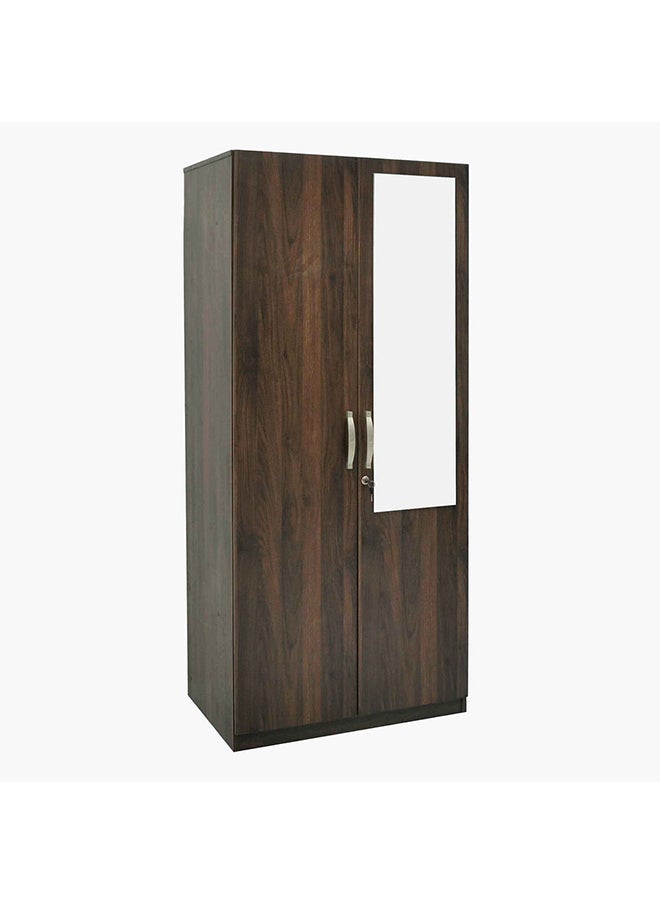 Home Box Kulltorp Plus 2-Door Wardrobe With Mirror 52 x 182 x 80 cm  - Image 2