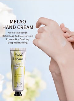 MELAO Hand Cream for Dry Cracked Hands Natural Plant Fragrance Mini Hand Lotion Moisturizing Hand Care Cream 30g (Citrus Fragrance)  - Image 3