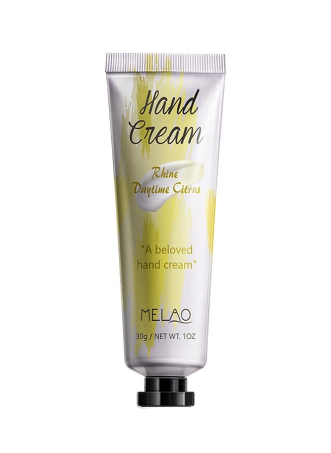 Hand Cream for Dry Cracked Hands Natural Plant Fragrance Mini Hand Lotion Moisturizing Hand Care Cream 30g (Citrus Fragrance)