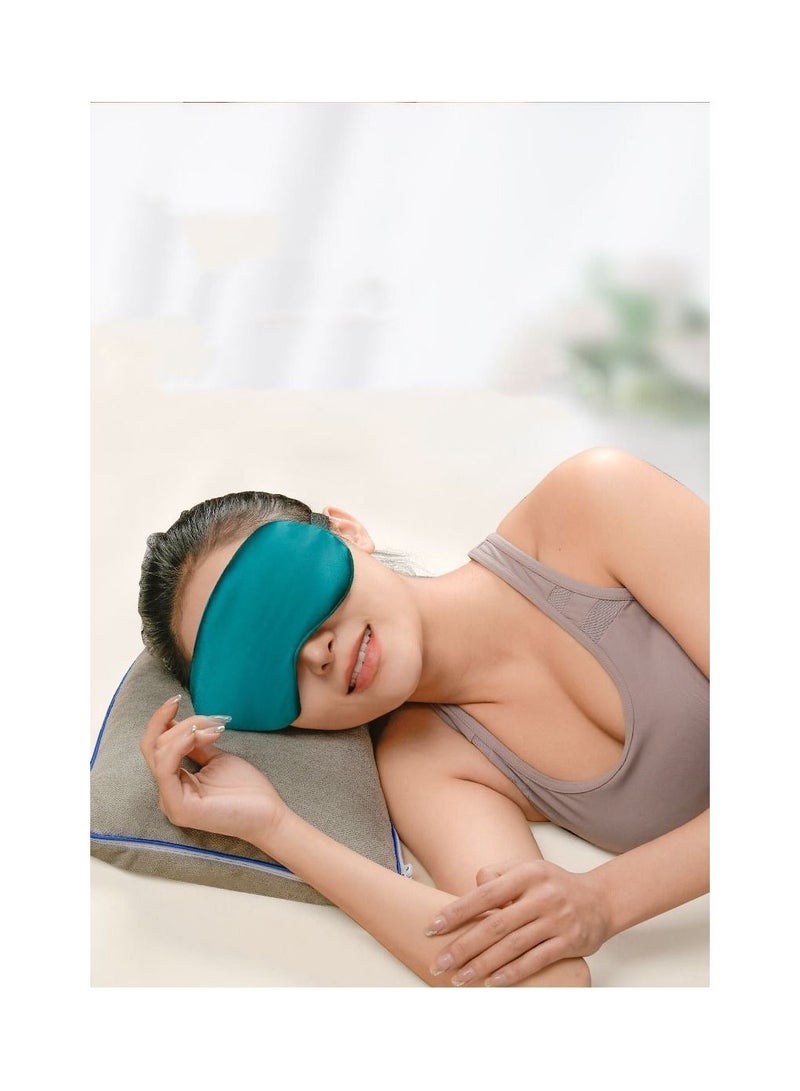 Generic Silk Heated Eye Mask for Dry Eyes USB Steam Warm Compress for Puffy Eyes Adjustable Temp Sleep Eye Mask for Dry Eye  - Image 3
