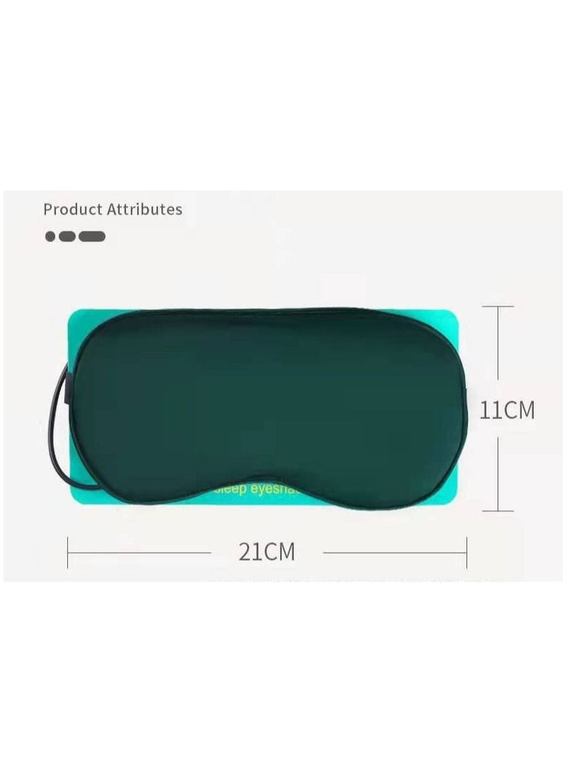 Generic Silk Heated Eye Mask for Dry Eyes USB Steam Warm Compress for Puffy Eyes Adjustable Temp Sleep Eye Mask for Dry Eye  - Image 2
