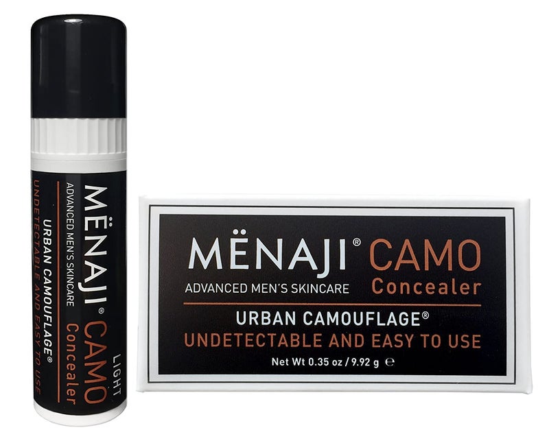 قلم تصحيح العيوب MNAJI URBAN CAMOUFLAGE للرجال  أساس البشرة  تصحيح الهالات السوداء  حب الشباب  تصحيح  مستحضرات تجميل الرجال  خفيف  035 أونصة