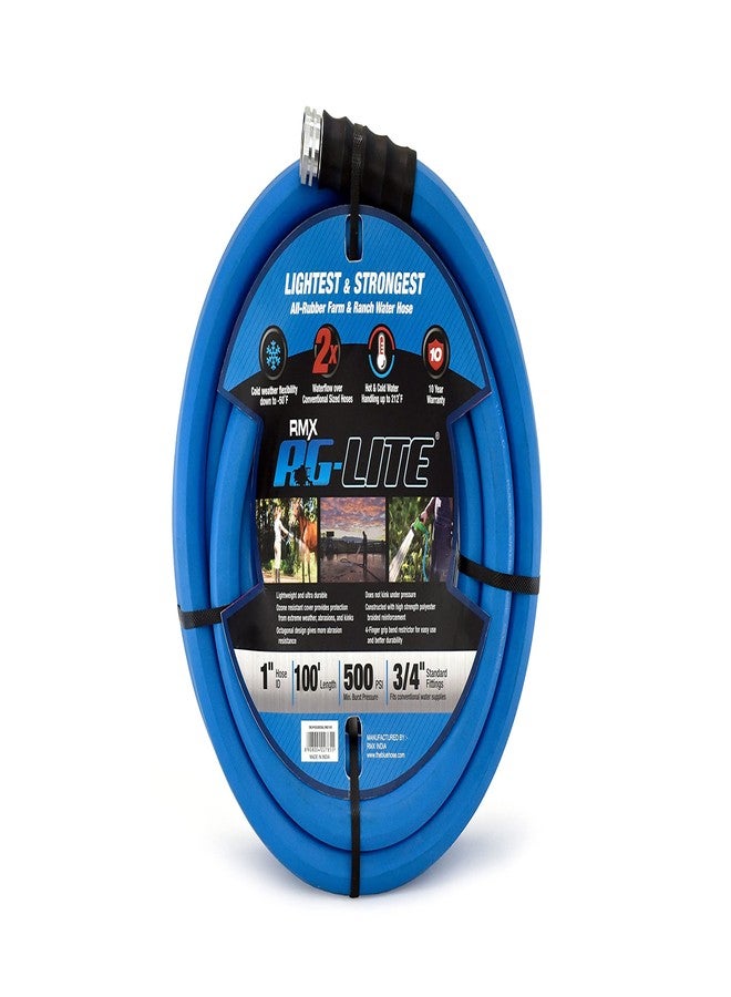 BluBird AG-Lite Rubber Hot & Cold Water Rubber Garden Hose: Ultra-Light & Super Strong (3/4" x 25') - BSAL3425 - Image 1