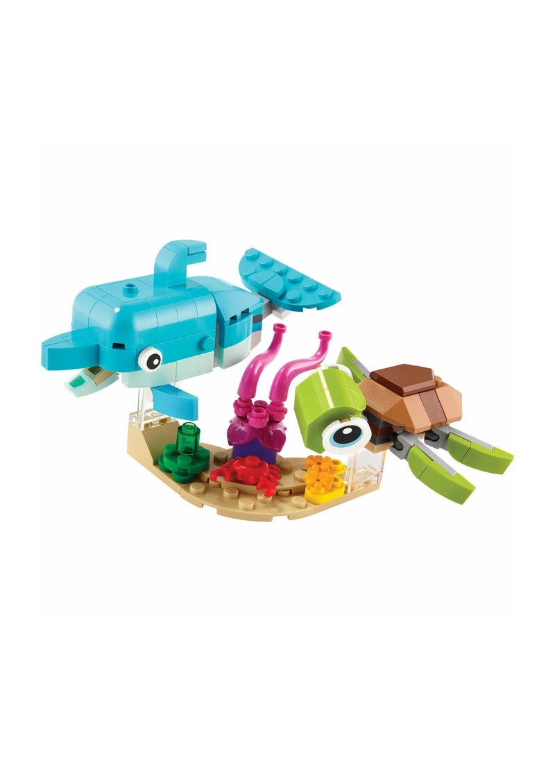 LEGO LEGO - Creator 3-in-1 Dolphin and Turtle 137 Pieces - 31128  - Image 2