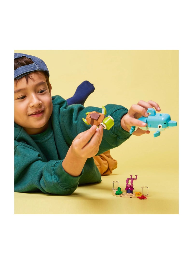 LEGO LEGO - Creator 3-in-1 Dolphin and Turtle 137 Pieces - 31128  - Image 5