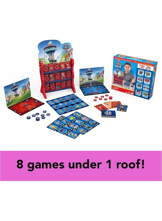 Spin Master Games PAW Patrol, HQ Board for Kids Checkers Tic Tac Toe Memory Match Bingo Go Fish Card PAW Patrol Toys, for Preschoolers Ages 4 and up - Image 4