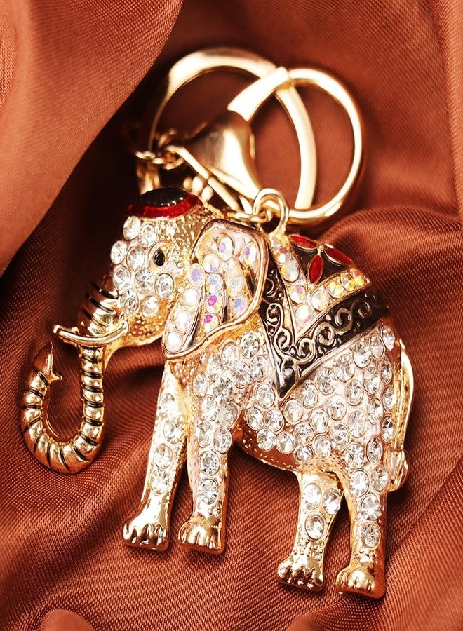 kcrygogo Colorful Crystal Elephant Keychain - Symbol of Luck,Thailand tourist souvenirs, Fashionable Bag Pendant, Versatile Gift - Image 5