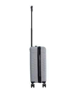 Discovery Discovery Reptile ABS Hardshell Small Cabin Carry-On Luggage Silver, Durable Lightweight Suitcase, 4 Double Wheel With TSA Lock Trolley Bag (20 Inch).  - Image 3