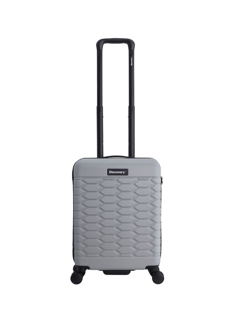 Discovery Reptile ABS Hardshell Small Cabin Carry-On Luggage Silver, Durable Lightweight Suitcase, 4 Double Wheel With TSA Lock Trolley Bag (20 Inch). - pzsku/Z3D1D576BD8DC191889F1Z/45/_/1720608687/405a4cb4-9d21-4b24-bb43-7c3433fd5839