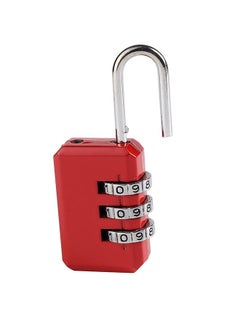 LAWAZIM Combination Padlock - 21mm Mix Color - HeavyDuty Shackle Combination Lock Dial Lock Gym & School locker lock Travel lock Luggage lock Storage Unit Cabinet Keyless lock 3 digits Resettable lock  - Image 2