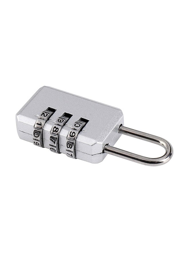 LAWAZIM - Combination Padlock - 21mm Mix Color - HeavyDuty Shackle Combination Lock Dial Lock Gym & School locker lock Travel lock Luggage lock Storage Unit Cabinet Keyless lock 3 digits Resettable lock - Image 1