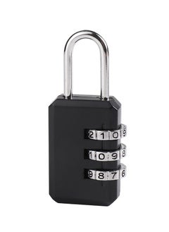 LAWAZIM Combination Padlock - 21mm Mix Color - HeavyDuty Shackle Combination Lock Dial Lock Gym & School locker lock Travel lock Luggage lock Storage Unit Cabinet Keyless lock 3 digits Resettable lock  - Image 4