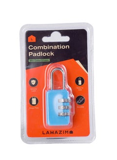 LAWAZIM Combination Padlock - 21mm Mix Color - HeavyDuty Shackle Combination Lock Dial Lock Gym & School locker lock Travel lock Luggage lock Storage Unit Cabinet Keyless lock 3 digits Resettable lock  - Image 5