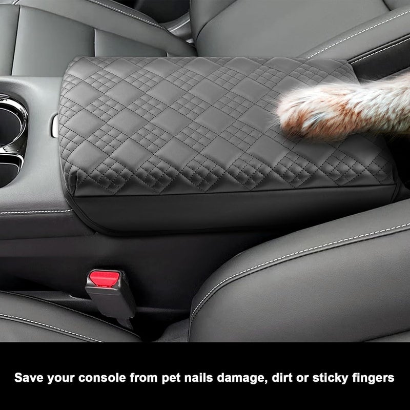 SXCY for 2025 2026 Nissan Murano Armrest Cover Pad for 2025 2026 Nissan Murano Accessories 2025 Murano Center Console Cover 2026 Murano Middle Console Cover w/Soft Cotton Cushion (Added-Pad) - Image 4