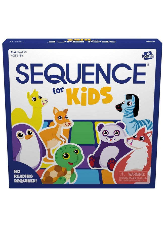 Jax SEQUENCE for Kids -- The 'No Reading Required' Strategy Game by Jax and Goliath, Multi Color, 11 inches (2-4 players) (Packaging May Vary) - Image 1