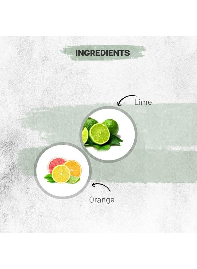 LUSTER Citrus Orange Face Wash ; Lime Essential Oil ; Radiance & Glowing Skin ; Herbal Face Wash For Women & Men ; All Skin Types (Paraben & Sulphate Free) 110 Ml (Pack Of 4) - Image 5