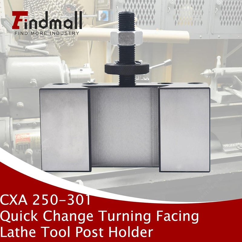 findmall CXA #1 Quick Change 250-301 Tool Post Turning Facing Holder - Image 3