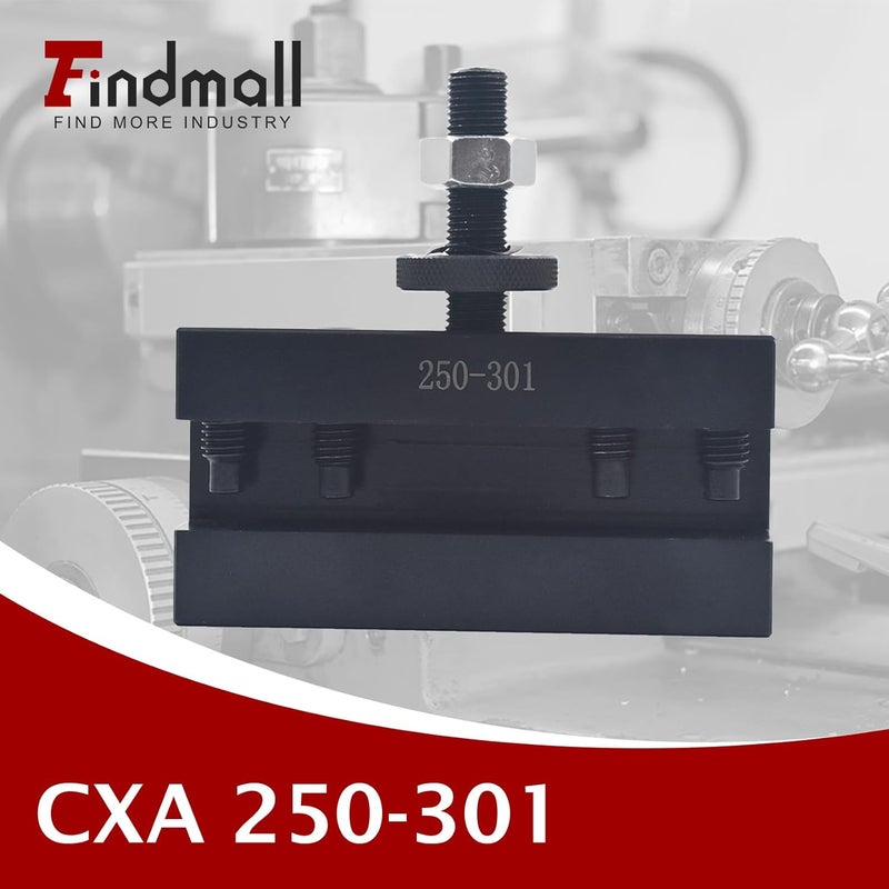 findmall CXA #1 Quick Change 250-301 Tool Post Turning Facing Holder - Image 4