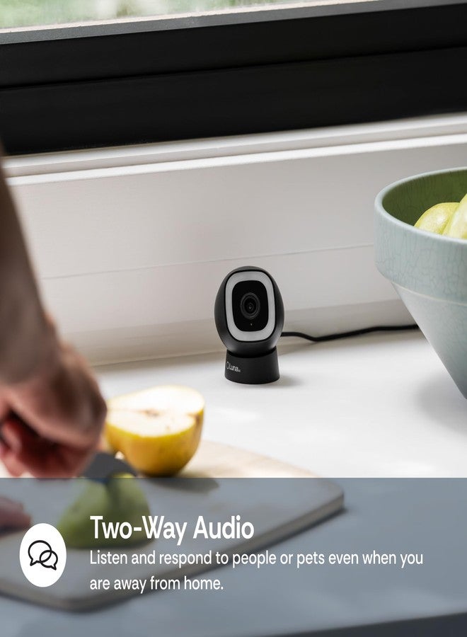 LUNA Home Luna 2K QHD Security Camera Indoor/Outdoor, Wired IP65 WiFi Camera for Home Security, Color Night Vision, Spotlight/Siren, AI Motion Detection, Smart Alerts/Daily Event Summary, App Control (1, Black) - Image 3