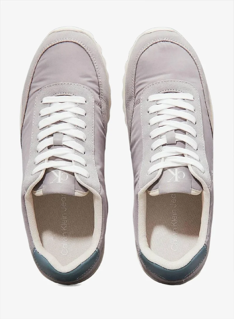 Calvin Klein Jeans Oyster Mushroom/Formal Grey/Trooper Low Profile Trainers for Men | Best Price UAE