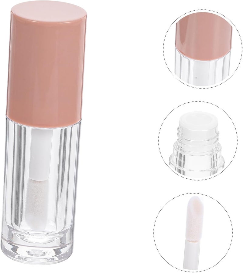 Healeved 14pcs Refillable Clear Lip Gloss Tubes with Wands Plastic Containers for Lip Balm Gloss Travel-Friendly Design for DIY and Gifts - Image 2