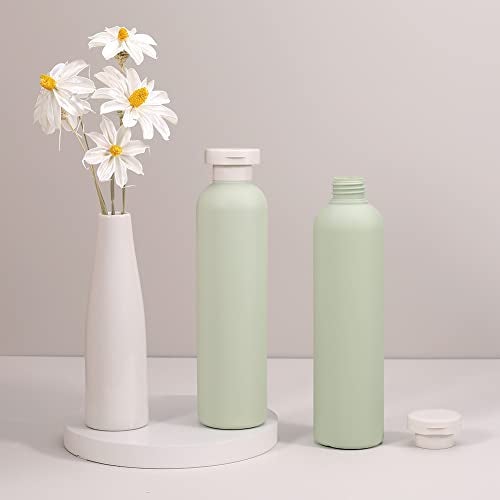 UMETASS 8.8 oz Plastic Travel Shampoo Bottles, Refillable Flip Cap Squeeze Bottles for Toiletries, Large Leakage-proof Travel Shampoo and Conditioner Container (Blue and Green) - Image 5