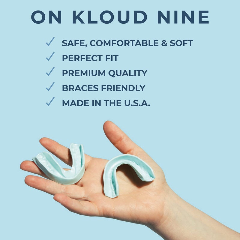 CUSTMBITE Kloud Night Guard - Mouth Guard for Clenching Teeth and Grinding Teeth, 2 Pack Custom Moldable Dental Mouth Guard - Image 2