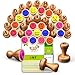 UdoUto Wooden Alphabet Number Stamps for Kids Essential ABC 123 Learning Stampers for Ages 35Montessori Educational Preschool Homeschool MustHaves Classroom Gift - Image 3