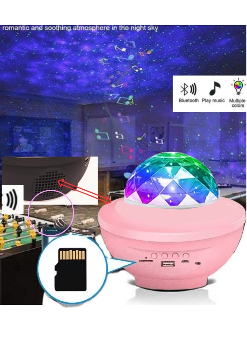 Riva LED projector lamp with speaker and remote control. Multiple colors  - Image 1