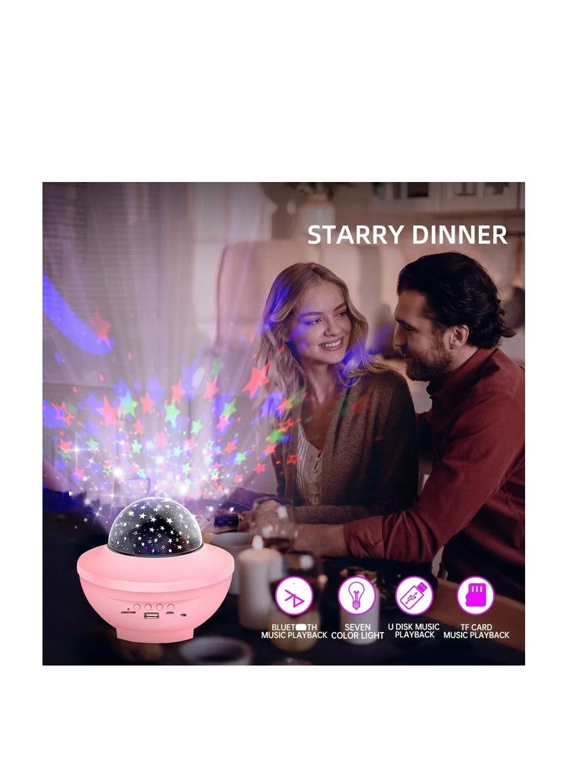 Riva LED projector lamp with speaker and remote control. Multiple colors  - Image 2