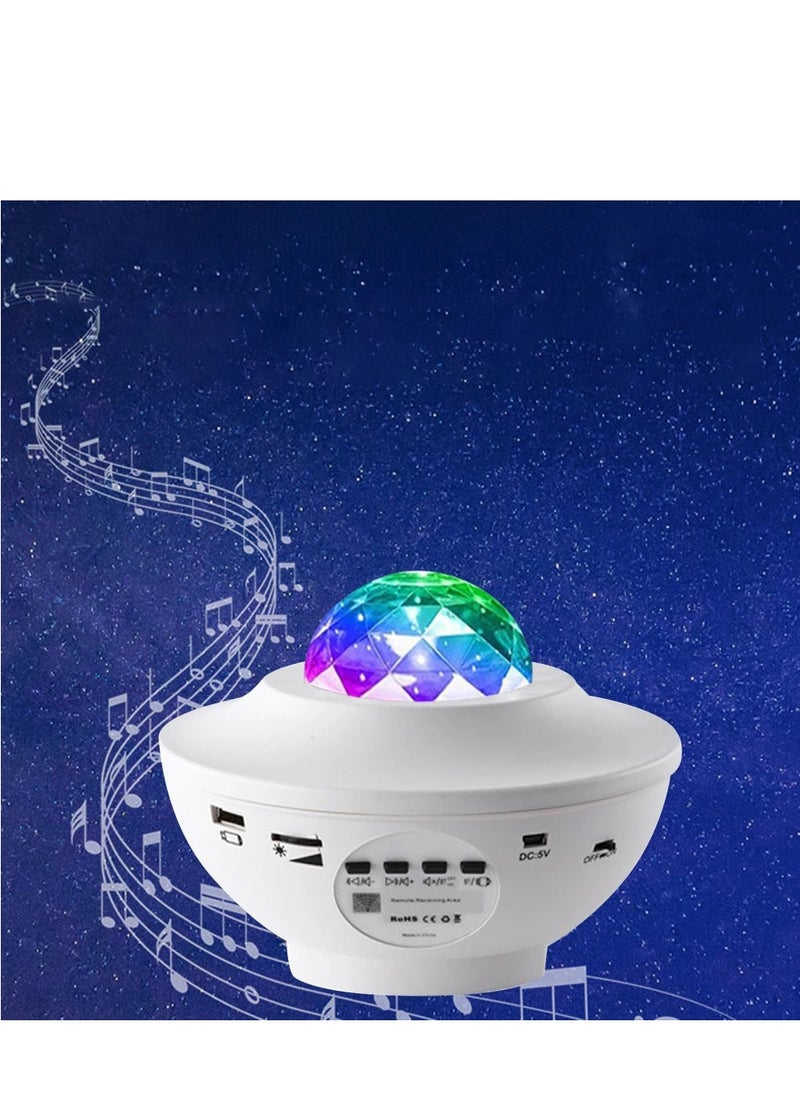 Riva LED projector lamp with speaker and remote control. Multiple colors  - Image 5